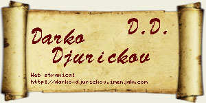 Darko Đuričkov vizit kartica